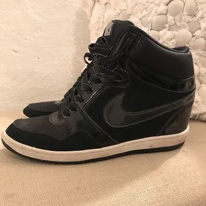 Nike Force wedge sneakers.
